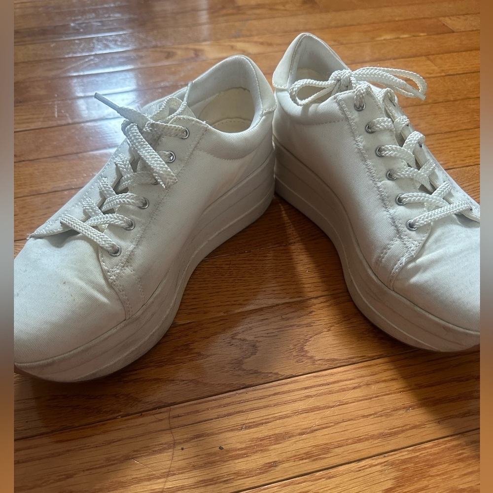 Vagabond canvas platform sneaker
